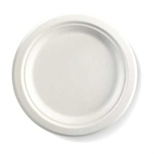 Assiette de bagasse 9'' 