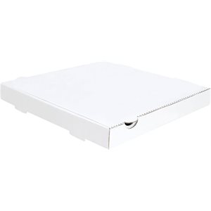 10" - Boite à PIZZA blanche en carton ondulé