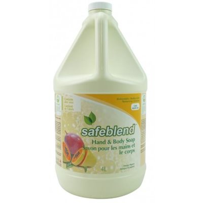 SAFEBLEND - Lotion à main et corps » Mangue et Papaye 4L. SAFEBLEND - Lotion à main et corps » Mangue et Papaye 4L.