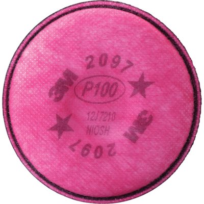 2097 - Préfiltre P100 pour Masque Série 6000 - 3M  2097 - Préfiltre P100 pour Masque Série 6000 - 3M