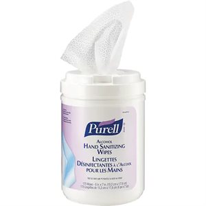 PURELL - Lingette Désinfectante avec Alcool 9113-06
